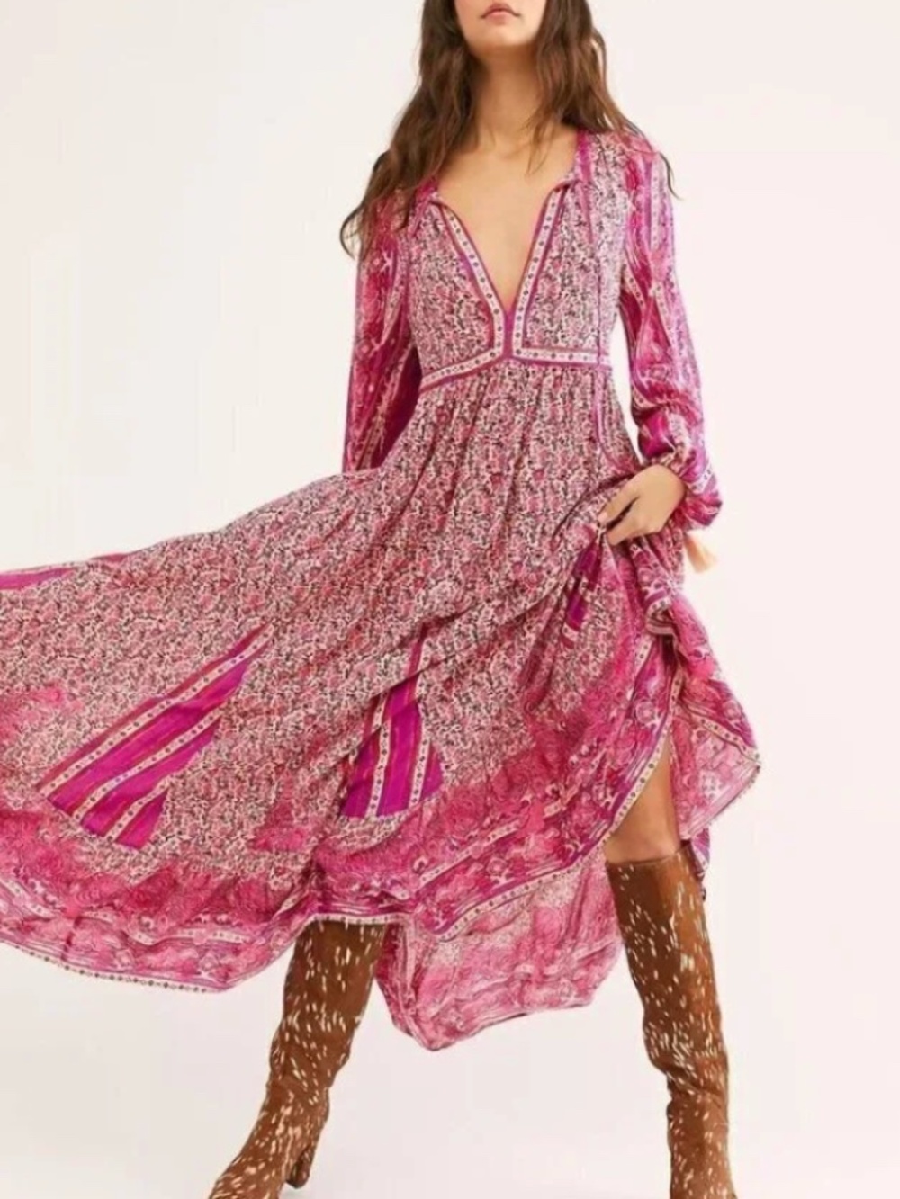 NWT Free People Happy Feelings Maxi Dress - S 🌟